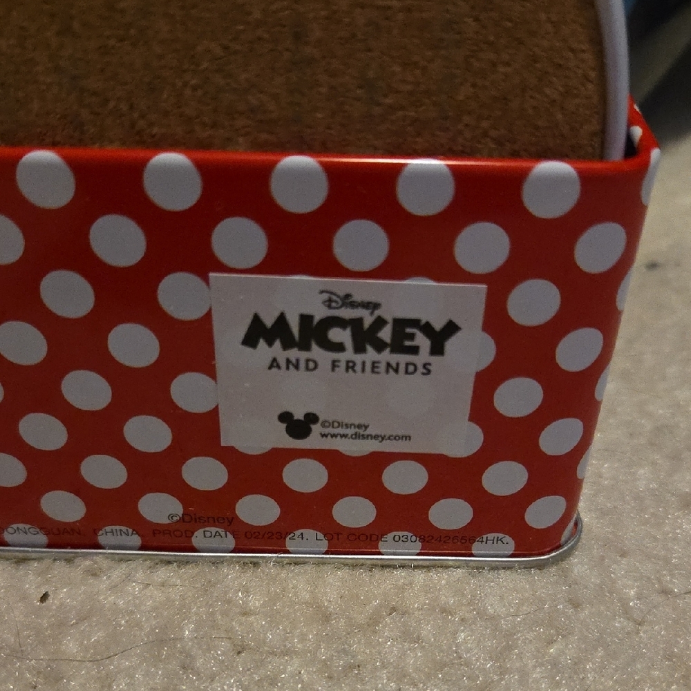 Disney Mickey and Friends Mickey & Minnie Red and White Polka Dot Coaster Set - Picture 2 of 6